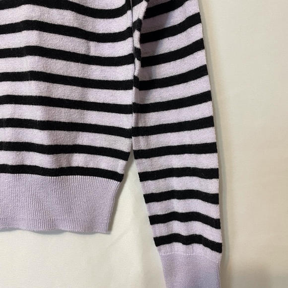 Premise Mauve and Black Striped Women's Sweater - Picture 4 of 9